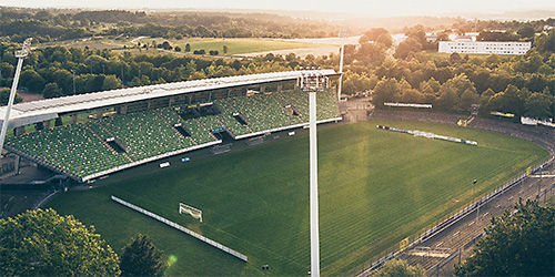 ����������. Stadion an der Kreuzeiche